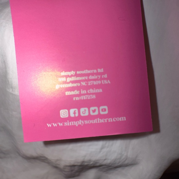 Simply Southern puffy jacket ivory. NWT - Picture 10 of 14